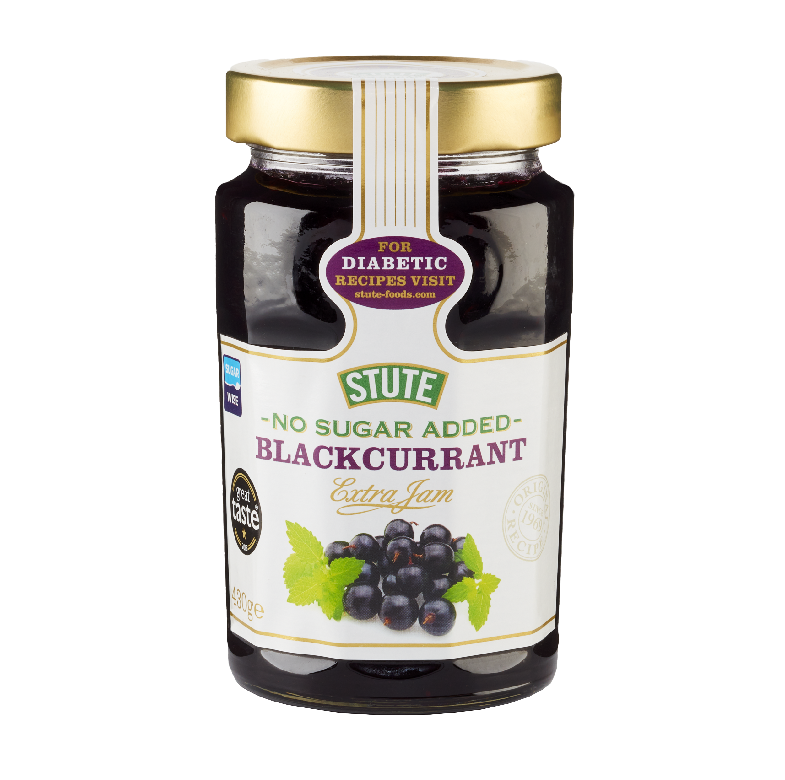 No Sugar Added Blackcurrant Jam