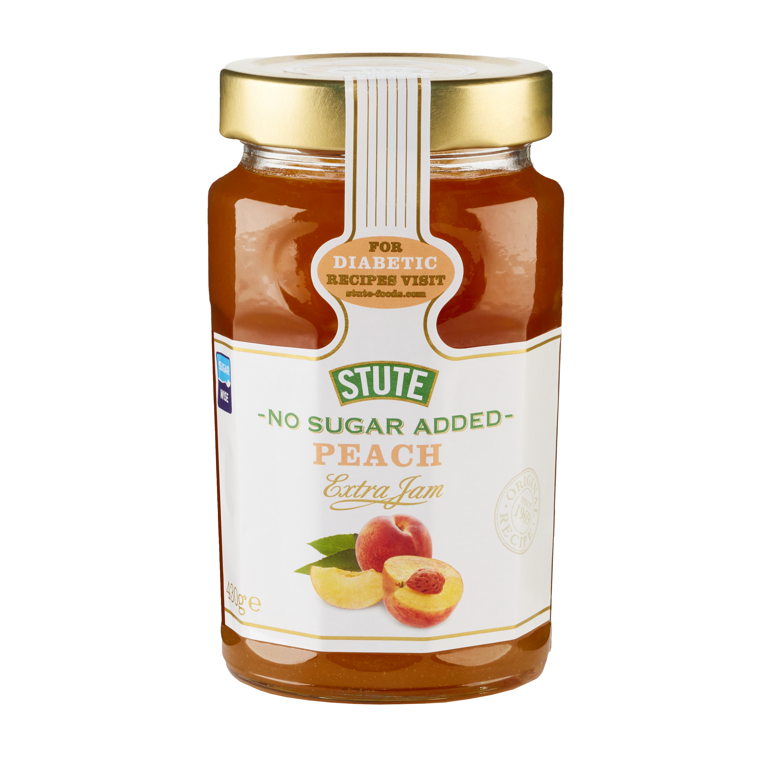 No Sugar Added Peach Jam
