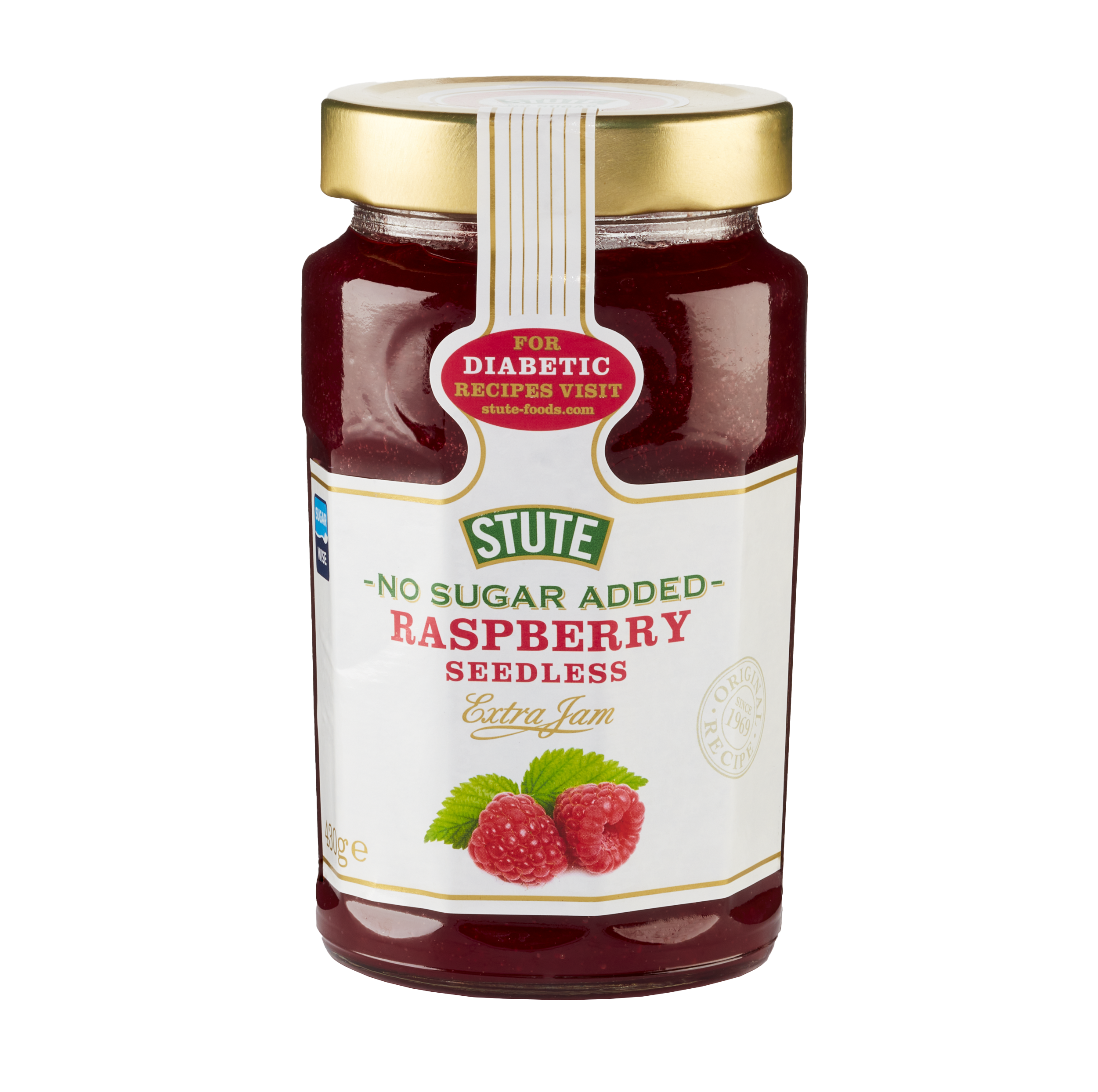 No Sugar Added Raspberry Seedless Jam