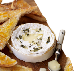 Camembert with Fine Cut Marmalade Soldiers