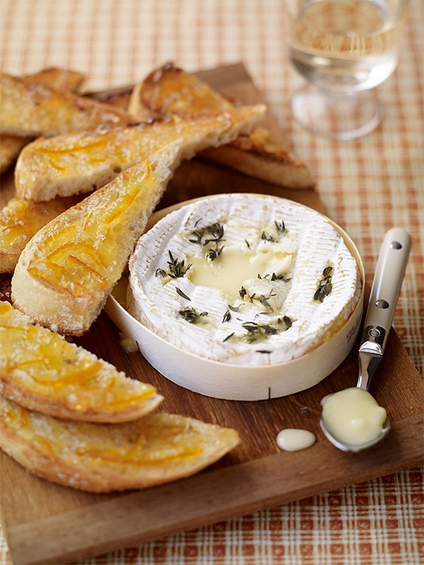 Camembert with Fine Cut Marmalade Soldiers