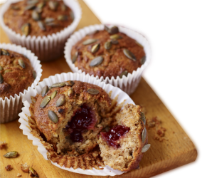 Fruit & Nut Breakfast Muffins